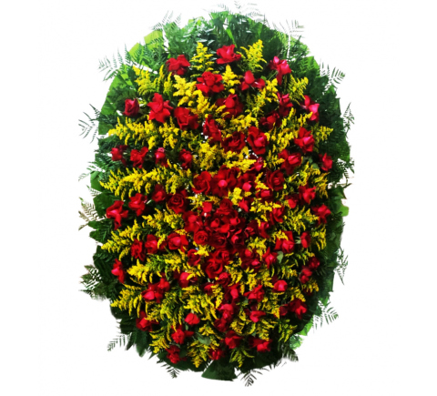 Coroa de Flores Super Luxo - 01